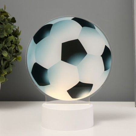 Lumber "Football" LED 3000K USB/from batteries 3haa white 14.5x9x18.5 cm-1