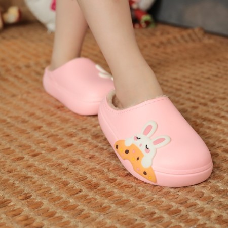 Baby slippers, size 26-27, pink color-2