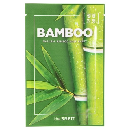 Facial face mask The Saem Natural Mask Sheet Bamboo, 21 ml