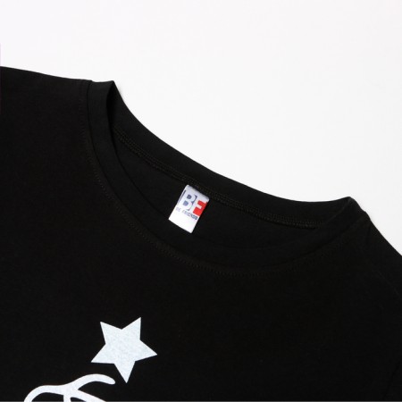 Women's T -shirt "Christmas tree", black color, size 46-5