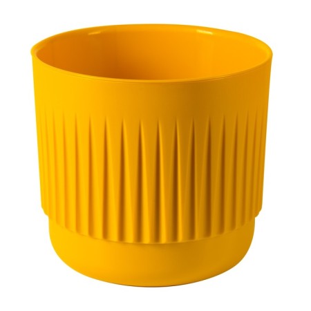 Plastic pot Live-In-Green with the Beta tab, d = 19 cm, 4 l, the color of the honey