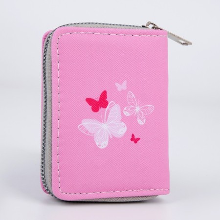Kidytov wallet, 2 lightning departments, pink color-2