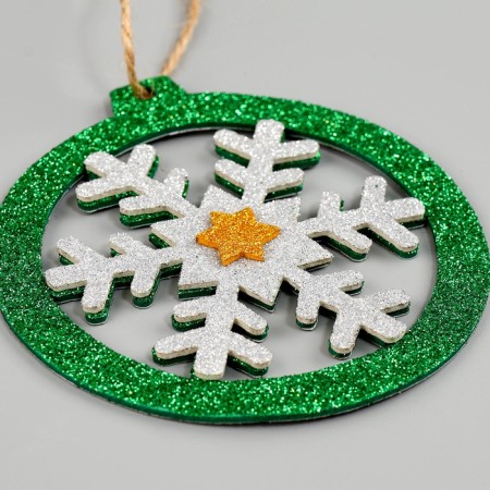 New Year's decoration from EVA "Christmas Toy", on an adhesive basis-1