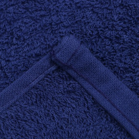 Terry towel with a border 50x90 cm, Dark Blue, cotton 100%, 440g/m-4