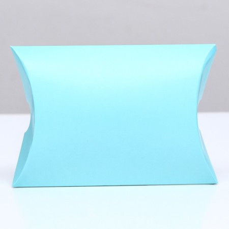 Folding box, pillow, blue 15 x 11 x 3 cm,-1