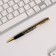 Gift handle "The best teacher", metal, blue paste, 1.0 mm