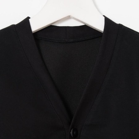 School cardigan for a boy, black color, height 158 ​​cm-5