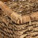 Wicker basket, 36x26x25 cm, reeds, seaweed
