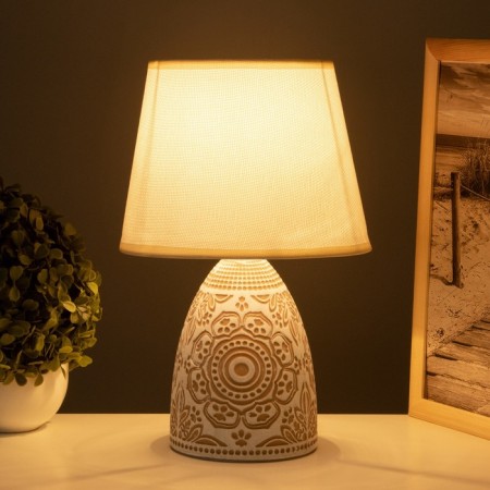 Table lamp "Zamir" 1x40W E14 cocoa 20x20x32cm-1