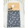 Baby sleeping bag, bunnies print, blue color
