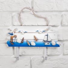 Вешалка "Морской стиль" 2 крючка 24*15см