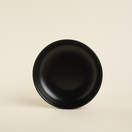 Набор мисок фарфоровых SL Home «Дарк», 1,2 л, d=18,5 см, цвет чёрный-1
