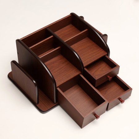 Organizer 7 sections, with 3 drawers, 30*20*14cm-4