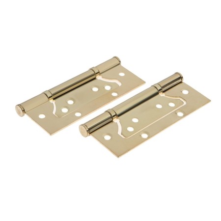 Tundra butter-bearing, 120x75x2.0 mm, universal, without insertion, color gold, 2 pcs.