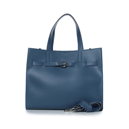 Female bag, artificial leather, 345x280x135 cm, blue-1