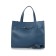 Female bag, artificial leather, 345x280x135 cm, blue