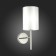 Wall lamp EVOLUCE. Sle107301-01. Noia. 1x40 W, E14, 20x34 cm, Nickel color