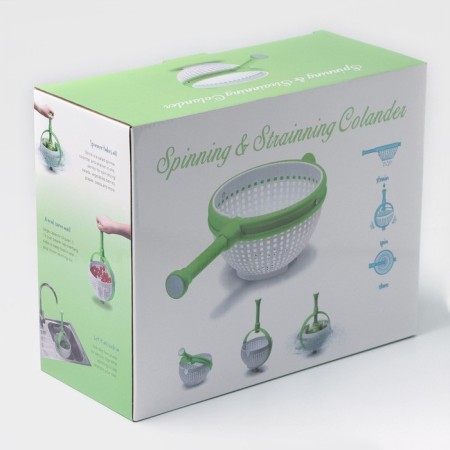 Centrifuge for drying herbs, green color-9