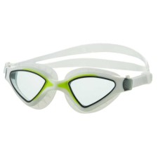 ATEMI N8502 swimming glasses, silicone, white/light green color