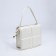 Bag Cross-Bodi with a zipper, white color
