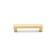 Square Cappio RSC008 Square handle, stainless steel, m/o 96 mm, color matte gold