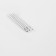 A set of needles for the Lunedevilian hook, D = 0.7/1/1.2 mm, 3 cm