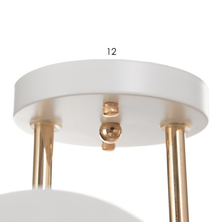 Celestial chandelier Kimberly 2HE27 40W gold, white-4