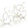 Metal earrings, 3 pairs, jewelry, Minnie Mouse