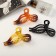 Hair crab "gloss" bow oster luxury, 10 cm, mix