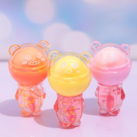 Balm and lip gloss 2 in 1 "Bear", mix-4