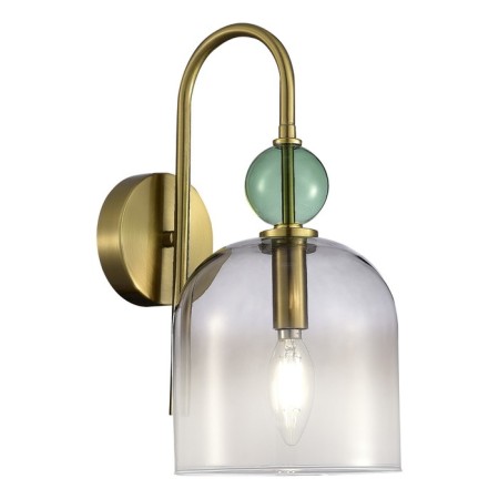 Sconces st. SL2000.211.01. GEA. 1x40 W, E14, 16x32.5 cm, golden color