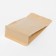 Zip-Lock package Craft with a flat bottom, rectangular window, 12 x 22 cm