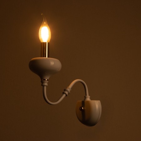 Sconces "Florence" 1he14 40W white-gold 23x10.5x25 cm-2