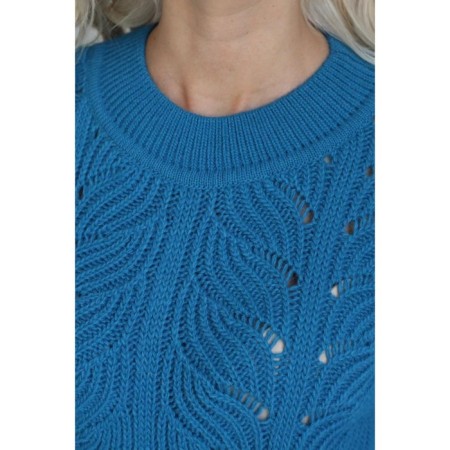Female jumper wisell, size 50, blue color-1