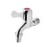 Water tap with Zein fitting, 1/2 ", flat handle, zinc, crane-bugs, chromium