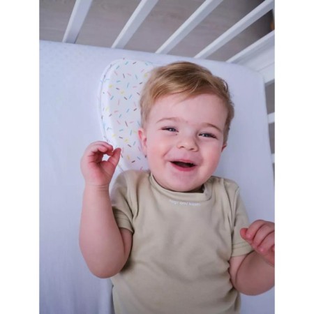 Pillow Children's Anatomical Topotyki Memory Foam, white color-4