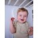 Pillow Children's Anatomical Topotyki Memory Foam, white color