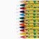 Wax crayons, 12 colors "Corgi"