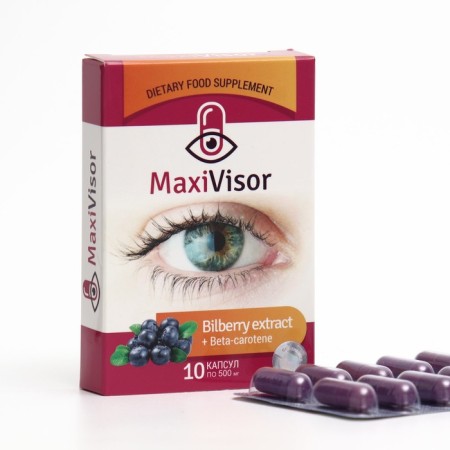 Complex for vision maxivisor, 10 capsules of 500 mg