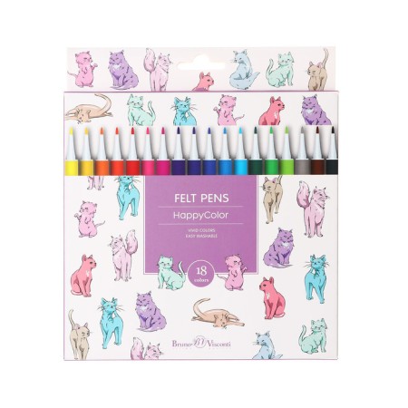 Fleeters 18 colors Happycolor, mix-16