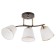 Chandelier 2176/3 E27 40W coffee-gold 50x26x22 cm Bayerlux