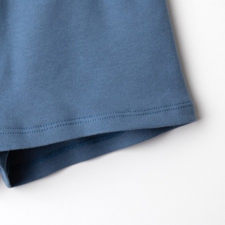 Kidsa (sweatshirt, shorts) minku, blue color, height 116 cm-11