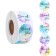 Stick Paper "Delicate fog. Thank you" d = 2.5 cm 500 pcs in roll