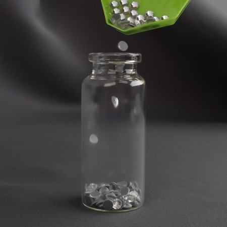 Organizer-lobby for beads and rhinestones, 4.8 × 9 cm, green color-4