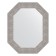Mirror in the baguette frame, silver minting 90 mm, 61x76 cm
