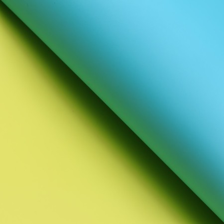 Bilateral color matte film 58 x 58 ± 5% cm, yellow, blue-1