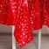 GRAY "Stars", 137 × 183 cm, red color