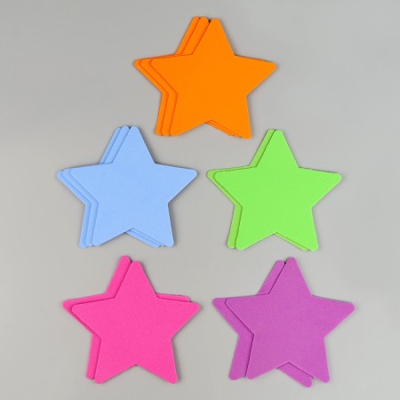 A set of figures from EVA "Star", 12 pcs., Mix color-2