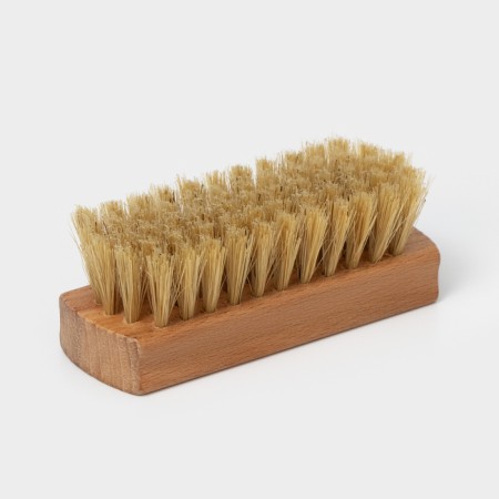 Savanna shoe brush, 10 × 3.5 cm, 59 bundles, natural hair