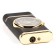 Gas lighter "style", piezo, with a clock, with backlight, black